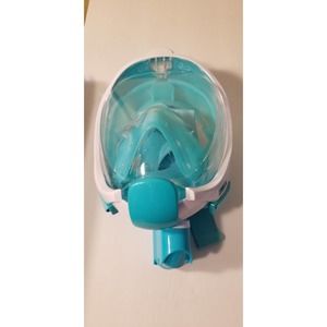 2 WSTOO Kids Snorkel Mask,Fold 180 Degree Panoramic View Kids Snorkel Mask